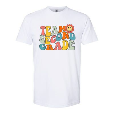 Groovy Team Second Grade Back To School Teacher Student Gift Softstyle CVC T-Shirt