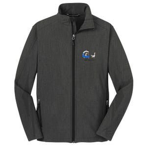 Got Too Silly Funny Goose Police Core Soft Shell Jacket