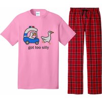 Got Too Silly Funny Goose Police Pajama Set