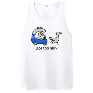 Got Too Silly Funny Goose Police PosiCharge Competitor Tank