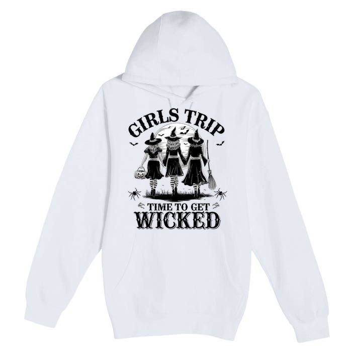 Girl.S Trip Salem Basic Witch Halloween Women Premium Pullover Hoodie