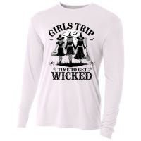 Girl.S Trip Salem Basic Witch Halloween Women Cooling Performance Long Sleeve Crew