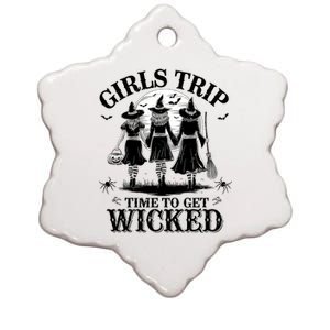 Girl.S Trip Salem Basic Witch Halloween Women Ceramic Star Ornament