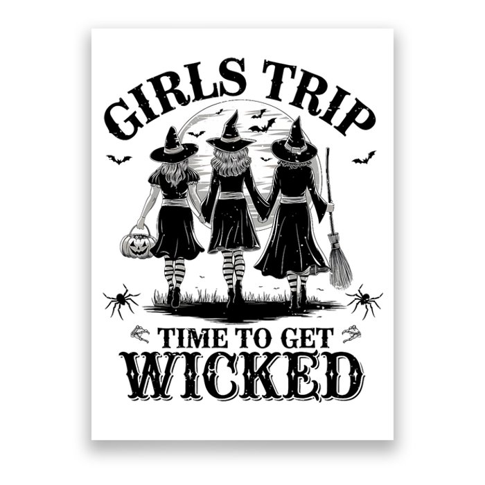 Girl.S Trip Salem Basic Witch Halloween Women Poster