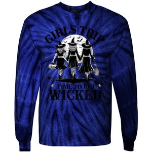 G.I.R.L.S Trip Salem Basic Witch Halloween Tie-Dye Long Sleeve Shirt