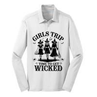 G.I.R.L.S Trip Salem Basic Witch Halloween Silk Touch Performance Long Sleeve Polo