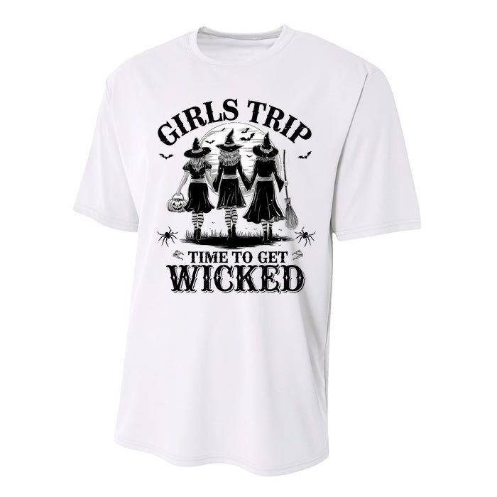 G.I.R.L.S Trip Salem Basic Witch Halloween Performance Sprint T-Shirt