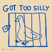 Got Too Silly Funny Duck, Silly Goose Funny, meme Drawstring Bag