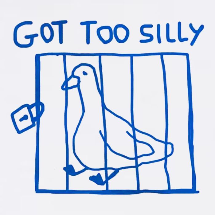 Got Too Silly Funny Duck, Silly Goose Funny, meme Garment-Dyed Sweatshirt