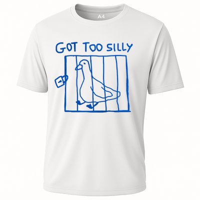 Got Too Silly Funny Duck, Silly Goose Funny, meme Performance Shirt