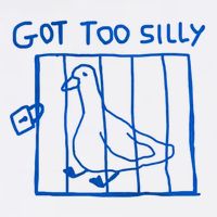 Got Too Silly Funny Duck, Silly Goose Funny, meme Bucket Hat