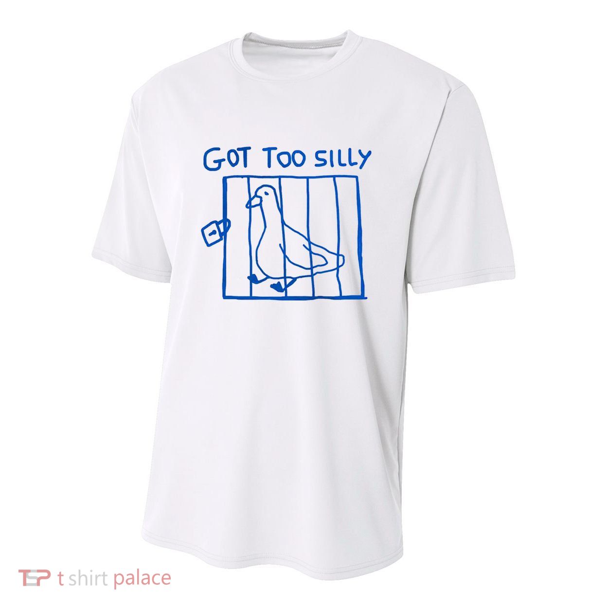 Got Too Silly Funny Duck, Silly Goose Funny, meme Youth Performance Sprint T-Shirt