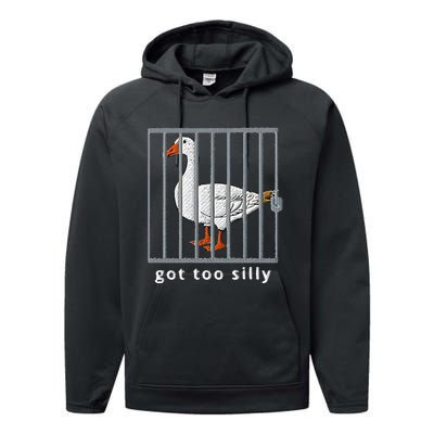 Got Too Silly Goose Performance Fleece Hoodie