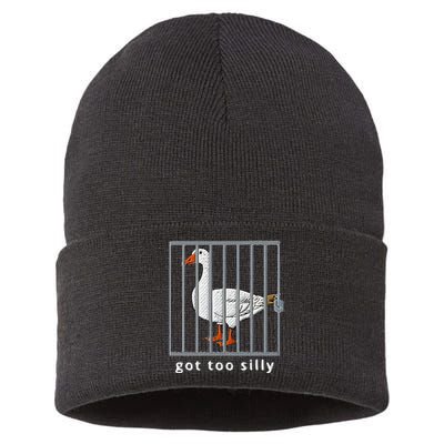 Got Too Silly Goose Sustainable Knit Beanie