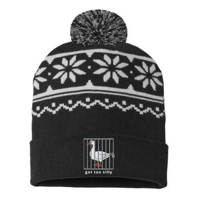 Got Too Silly Goose USA-Made Snowflake Beanie