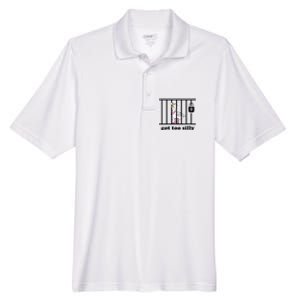 Got Too Silly Funny Silly Goose Lover Mugshot Men's Origin Performance Pique Polo