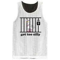 Got Too Silly Funny Silly Goose Lover Mugshot Mesh Reversible Basketball Jersey Tank