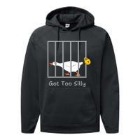 Got Too Silly Silly Goose Performance Fleece Hoodie