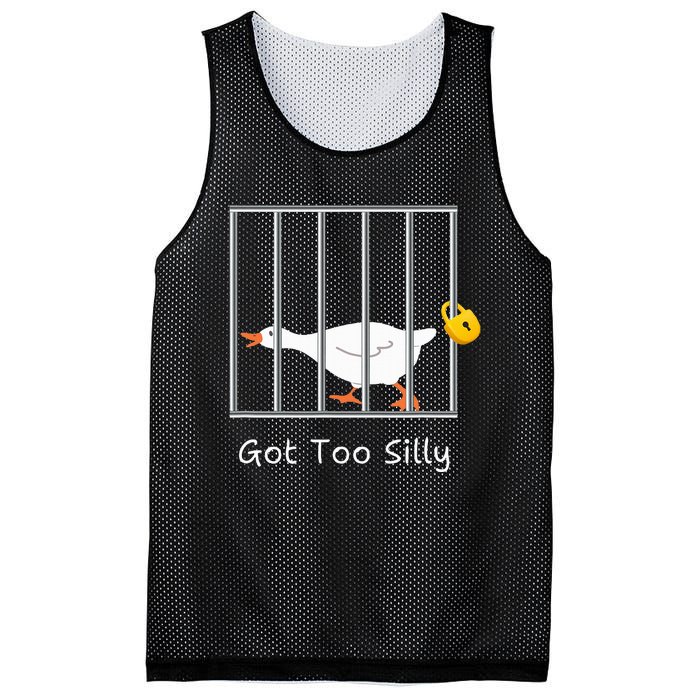 Got Too Silly Silly Goose Mesh Reversible Basketball Jersey Tank