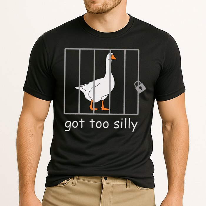 Got Too Silly  Silly Goose Cooling Performance Crew T-Shirt