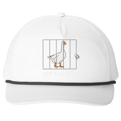 Got Too Silly  Silly Goose Snapback Five-Panel Rope Hat