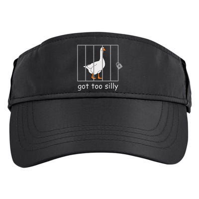 Got Too Silly  Silly Goose Adult Drive Performance Visor