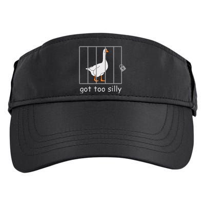 Got Too Silly  Silly Goose Adult Drive Performance Visor