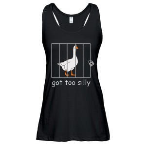 Got Too Silly  Silly Goose Ladies Essential Flowy Tank