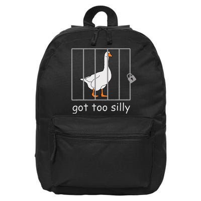 Got Too Silly  Silly Goose 16 in Basic Backpack