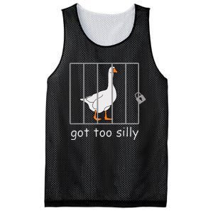 Got Too Silly  Silly Goose Mesh Reversible Basketball Jersey Tank