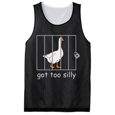 Got Too Silly  Silly Goose Mesh Reversible Basketball Jersey Tank