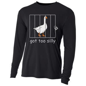 Got Too Silly  Silly Goose Cooling Performance Long Sleeve Crew