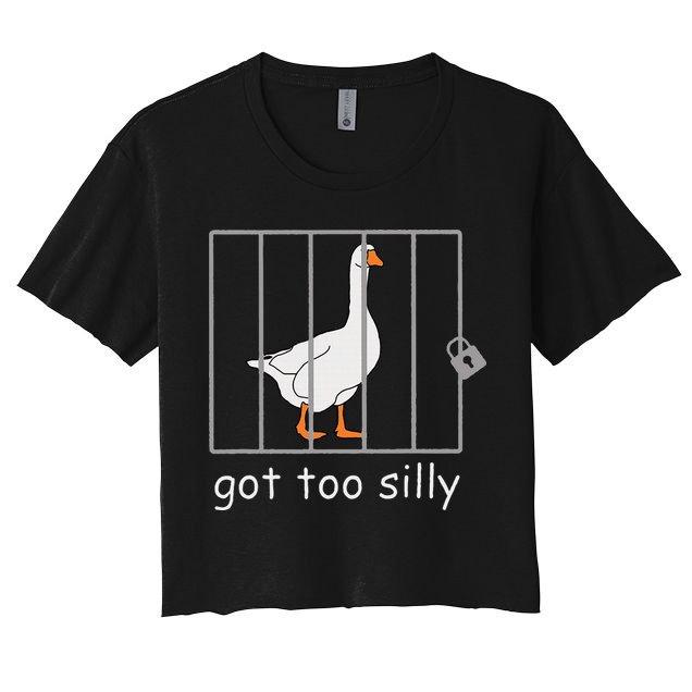 Got Too Silly  Silly Goose Crop Top