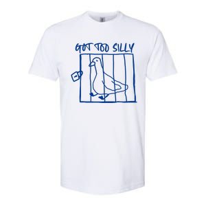 Got Too Silly Funny Silly Goose Softstyle CVC T-Shirt