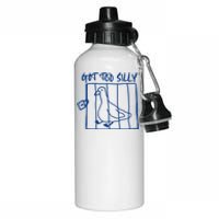 Got Too Silly Funny Silly Goose Aluminum Water Bottle