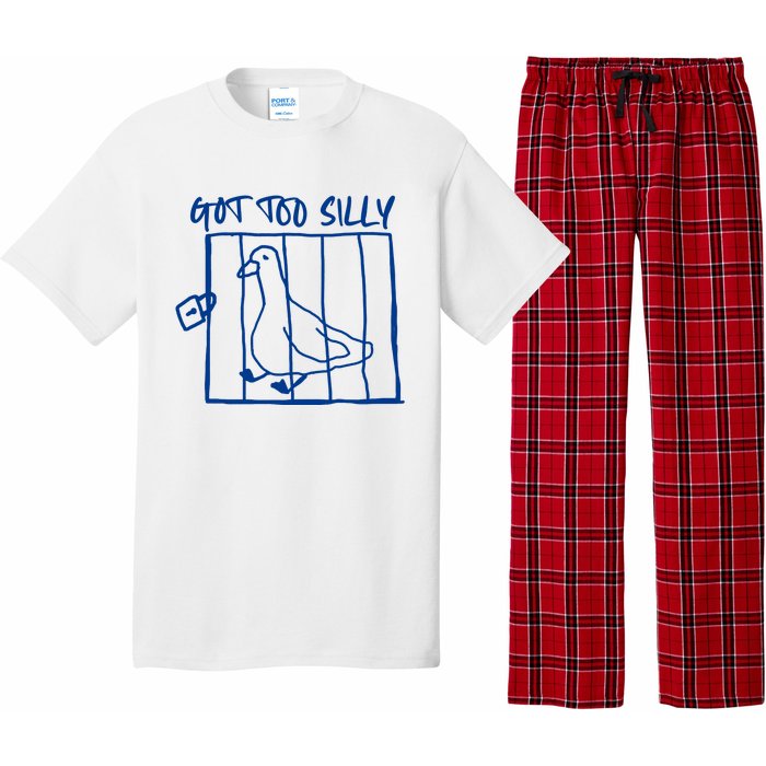 Got Too Silly Funny Silly Goose Pajama Set