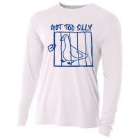 Got Too Silly Funny Silly Goose Cooling Performance Long Sleeve Crew