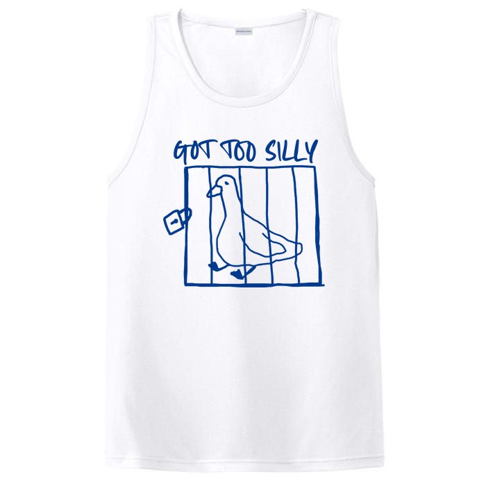 Got Too Silly Funny Silly Goose PosiCharge Competitor Tank