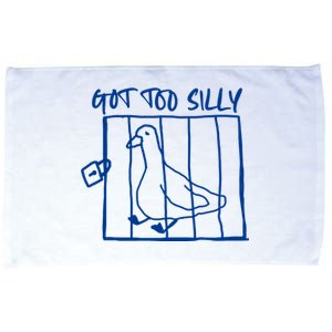 Got Too Silly Funny Silly Goose Microfiber Hand Towel