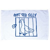 Got Too Silly Funny Silly Goose Microfiber Hand Towel