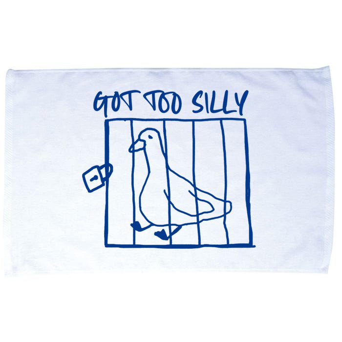 Got Too Silly Funny Silly Goose Microfiber Hand Towel