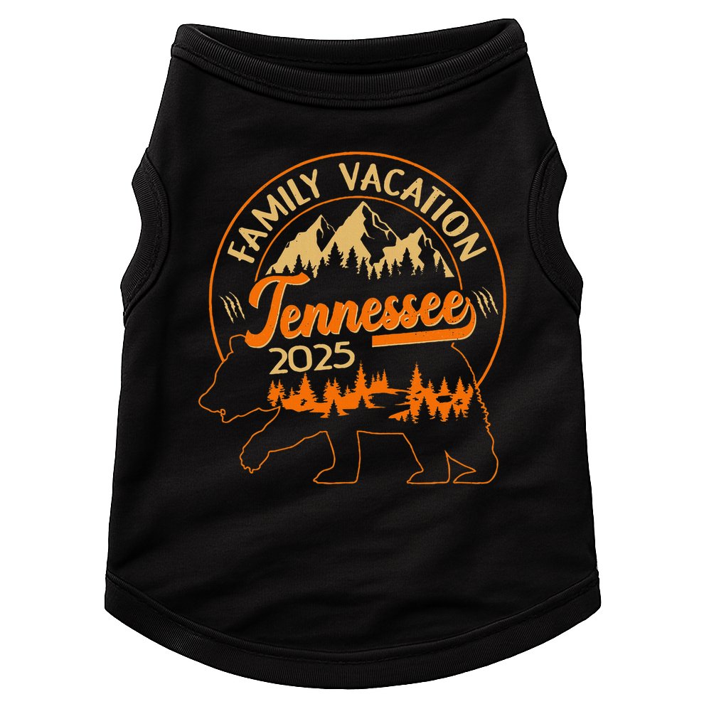 Gatlinburg Tennessee Smoky Mountains 2025 Family Vacation Doggie Tank