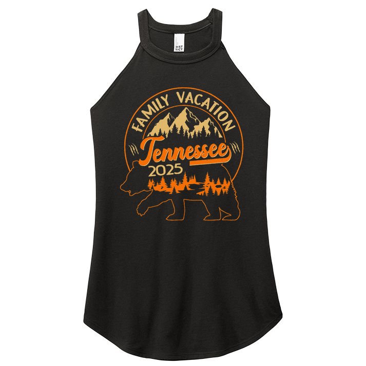Gatlinburg Tennessee Smoky Mountains 2025 Family Vacation Women's Perfect Tri Rocker Tank