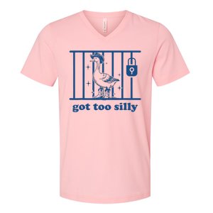 Got Too Silly Silly Goose V-Neck T-Shirt