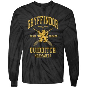 Gryffindor Team Seeker Hogwarts Quidditch Tie-Dye Long Sleeve Shirt