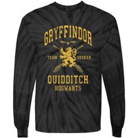 Gryffindor Team Seeker Hogwarts Quidditch Tie-Dye Long Sleeve Shirt