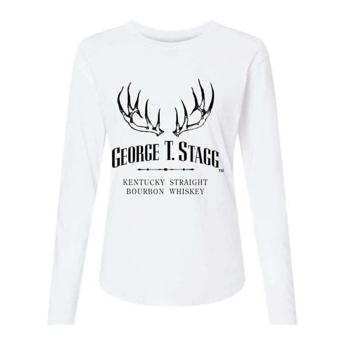 George T. Stagg Vintage Bourbon Distillery Womens Cotton Relaxed Long Sleeve T-Shirt