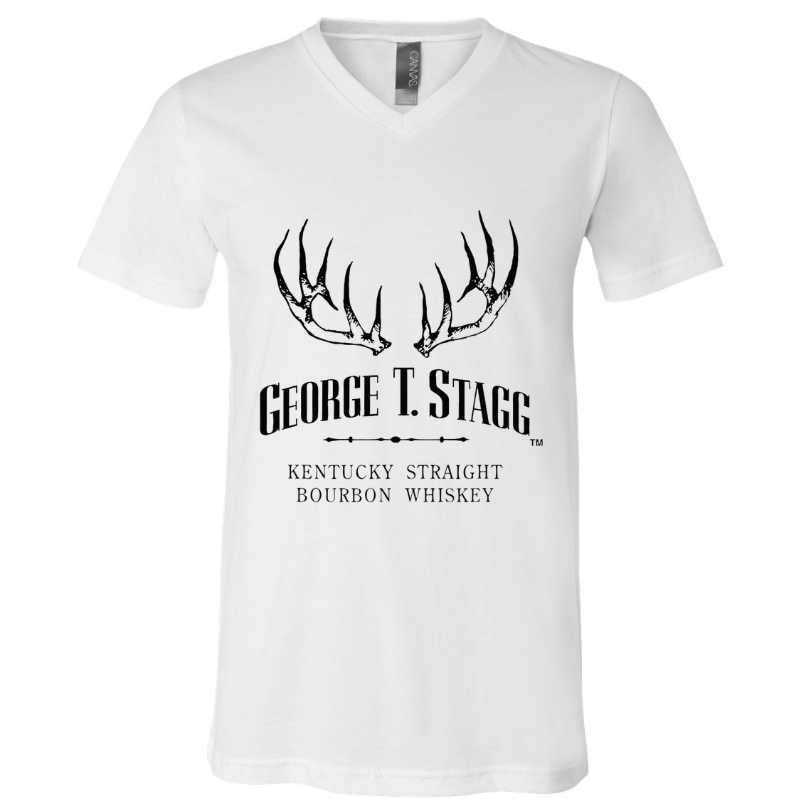 George T. Stagg Vintage Bourbon Distillery V-Neck T-Shirt