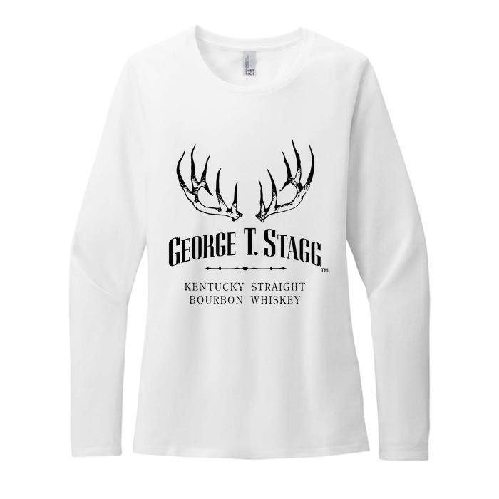 George T. Stagg Vintage Bourbon Distillery Womens CVC Long Sleeve Shirt