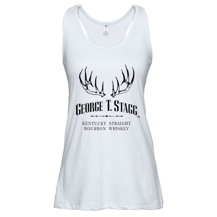 George T. Stagg Vintage Bourbon Distillery Ladies Essential Flowy Tank